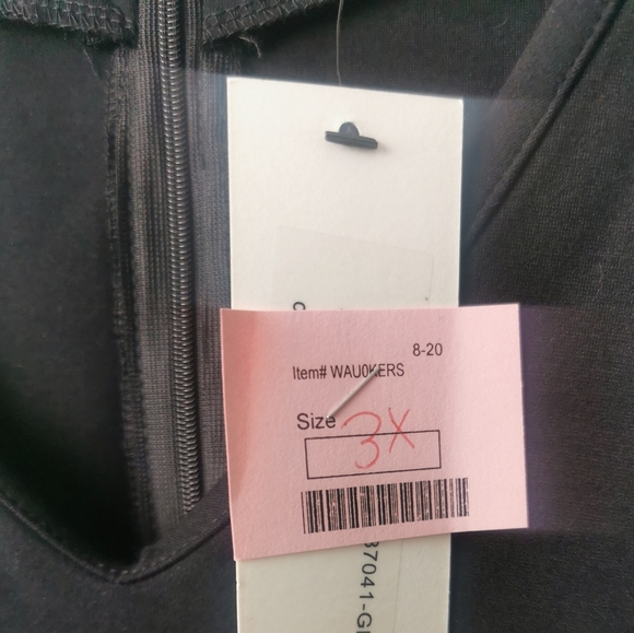 PLUS 3X SPENCER & SHAW, Black Dress, Thick Stretch NWT - Picture 3 of 11